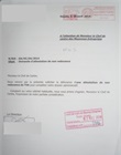 Copie de la demande portant décharge